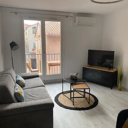 T3 Moderne, Spacieux & Climatise - Parking Prive Apartment Port Vendres